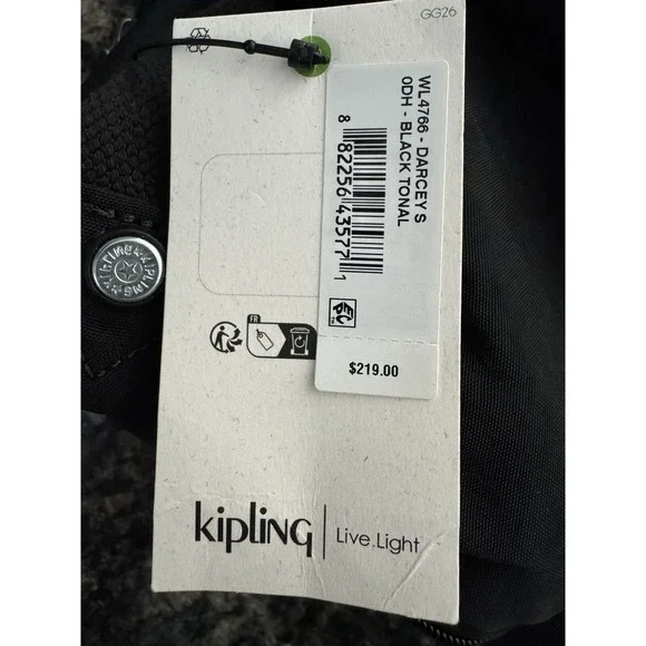 Kipling Darcey SmallRolling Luggage 22 WL4766 (Black)